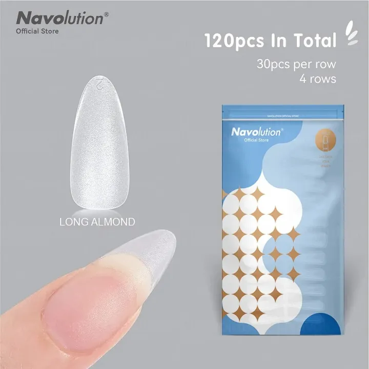 NAVOLUTION%20120Pcs%20False%20Nails%20Acrylic%20False%20Nails%20Coffin%20Artificial%20Nails%20Transparent%20Matte%20False%20Nails%20For%20Extension%20-%20Image%207