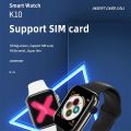 smartwatch K10 Smart Watch SIM Card & memory card Supported.