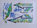 New 3D 2024 Latest Spartan MSD Blue & green Edition Top Quality Cricket Bat Sticker For Professional Players. 