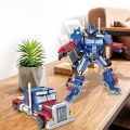 Super Warrior Optimus Prime – 413PCS Transforming Robot Building Blocks Set | 2-in-1 Creative Construction Kit for Kids | Buildable Robot and Truck Toy with Manual | STEM Educational Toy Gift for Boys & Girls Age 6+. 