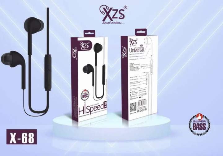 tech neo – sybsc it – python programming, mu –... XZS X68 Wired Handsfree – High-Speed Stereo Sound & Clear Mic | Daraz.pk