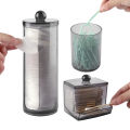 1/3 Pcs Acrylic Qtip Holder with Lid Clear Cotton Pad Holder Bathroom Makeup Organizers Containers Storage Box for Cotton Ball.