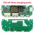 18650 Charging Board Dual USB 5V 2.4A Mobile Power Bank Module 186 50 Lithium Battery Charger Board Circuit Protection. 