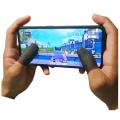 2 Thumb & Finger Sleeve for Mobile Gaming with Super Conductive Fiber Fabric, Anti-Sweat and Breathable, for PUBG, Garena Free Fire, COD Mobile, Asphalt etc. 