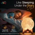 Mind-glowing Moon Lamp - 3D Moon Night Light for Kids Bedroom - 16 Color LED Moon Ball for Space Decor - Magical Globe Nightlight with Stand, Touch/Remote - Cool Gifts for Girls & Boys (11.9cm). 
