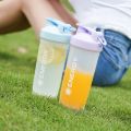 Summer Large-capacity Shaker Cup Outdoor Fitness Milkshake Cup Student Sports Portable Stirring Ball Shock-resistant with Scale. 