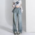 Baggy Jeans Women Wide Leg Denim Pants Y2K Aesthetic Streetwear Loose Fit Retro Female Fashion Trendy Casual Outfits Jeans. 