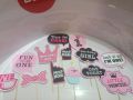 Baby Girl Theme Birthday Props 10Pcs Baby Girl Birthday Decoration Items | Baby Girl Props for Kids Baby Girl Theme Birthday Decorations Birthday Photobooth Props for Kids by Karachi Decor. 