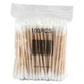 Gentle and Safe Cotton Ear Sticks - Disposable, Precision Tips, Ideal for Cleaning and Makeup Application". 