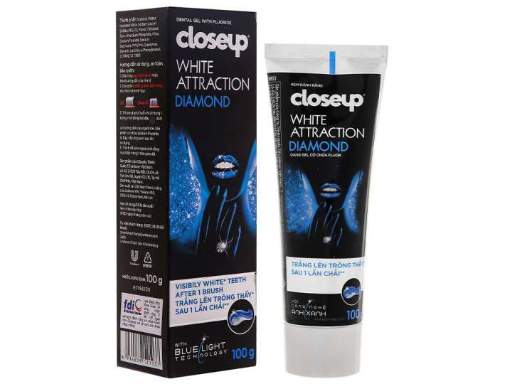 Closeup Diamond Attraction Instant Whitening Gel Toothpaste 