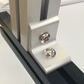 2020 3030 4040 4545 Aluminum Extrusion Profile Aluminum Alloy 2 Hole 90 Degree Inside Corner Bracket.