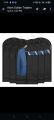 Pack of 2 Premium Pant Coat Covers with Transparent Viewing Window - Durable, Breathable Garment Storage protector, traveling accessories. 
