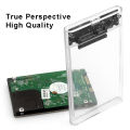 USB 3.0 HDD Enclosure 2.5inch SATA SSD Hard Drive Case with 5Gbps Transfer Speed Mobile External Housing Harddisk Boxs Cable. 