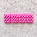 4-chamber square massage point soap silicone mold, handmade aromatherapy mold, DIY candle and soap making mold.