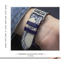 High Quality Leather Iwatch Band For Apple Watch Ultra 3 2 Series 11 10 9 8 7 6 Se 3 Bracelet Correa Strap 46mm 42 41 45 49MM. 