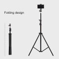 7ft Mobile Tripod Stand - Free Mobile Holder Included - Ideal for Photography and Live Streaming - Durable & efiicient. 