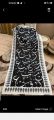 Urdu Huroof/Calligraphy/Huroof e Tahajji Dupatta and Writing – Silk, Elegant Blue/White/Black, One Size for Women – Cultural & Sophisticated Design. 
