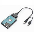 SATA Cable for Laptop SSD 2.5 Inch Desktop HDD External Hard Drive USB 3.0 Adapter With Power Supply Port for Mac OS,for Windwos. 