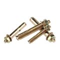 20pcs Heavy Duty Expansion Bolt Anchor Plasterboard Yellow Zinc Plated Fix Bolts M6 Sleeve Wall Anchor for Concrete. 