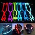 Cycling Motorcycle Helmet LED cold light Self-adhesive Reflective Luminous Sticker Strip Modified Waterproof Decoration.