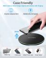 50W Wireless Charger For iPhone 14 15 16 17 Pro Xs Max Mini X Xr Induction Fast Charging Pad For S25 S26 s8 s9 s10 Note.