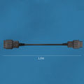 1.8m Game Console Cable for Sega Saturn Gamepad Controller Extension Cable Joystick Wire for Sega Saturn Replacement Cable. 