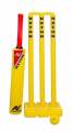 Premium Quality Plastic Cricket Set || 1 Piece Plastic Stump Set, 1 Piece Plastic Bat & 1 Piece Wind Ball. 