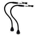 Soldering Third Hand with Strong Magnetic Base, Flexible Arms PCB Holder for Electronics Repair – Alligator Clip Welding Tool. 
