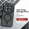 Transparent Matte Business for Magsafe Case for  X300 Pro X300 Magnetic Wireless Charging Camera Protect Shockproof Cover. 