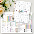 ADHD Cleaning Schedule Planner|Daily Weekly Monthly Housekeeping Organizer|Home Chore Checklist Book|Spiral A5 Cleaning Notebook.