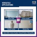 MASTER PAINTS Premium Acrylic Binder - #1 Paint Binder in Pakistan (0.5KG & 1KG) | Best for Wall Paint, Texture, Waterproofing, Furniture, Arts & Craft | High Adhesion, Weatherproof, Crack-Resistant | For Interior/Exterior Use | Better than D-18. 