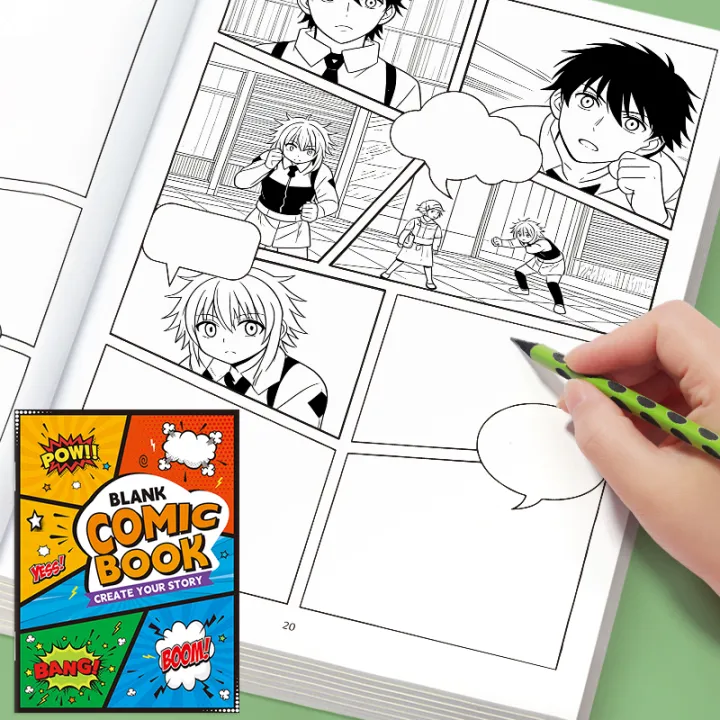 Blank%20Comic%20Creation%20Book,%2032%20Pages,%20Multi-Template%20American-Style%20Storyboard%20Sketchbook,%20Adult%20Trendy%20Story%20Creation%20Book,%20Smudge-Proof%20Paper,%20DIY%20Creative%20,%20Inspiration%20Notebook%20for%20Comic%20Enthusiasts%20-%20Image%205