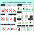 Marklife P15 Thermal Label Sticker Label Paper Tape For Mini Thermal Printer White Color Self-adhesive Paper For P12 Q30 Printer. 