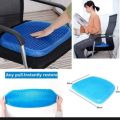 Egg Sitter Absorb Pressure Support Back Pain Relief Breathable Honeycomb Car and Office Cushion Seat Gel Non-Slip. 