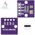 AHT20+BMP280 Temperature Humidity Air Pressure Module High-precision Digital Temperature Humidity and Air Pressure Sensor. 