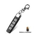 Keychain 433MHZ Remote Control Garage Gate Door Opener Remote Control Duplicator Clone Cloning Code Car Key. 