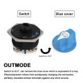 Car Battery Race Rally Switch 50 100 200 300A blue Battery Disconnector Isolator Cut Off Switch Kit For RV Motorcycle Truck Boat.