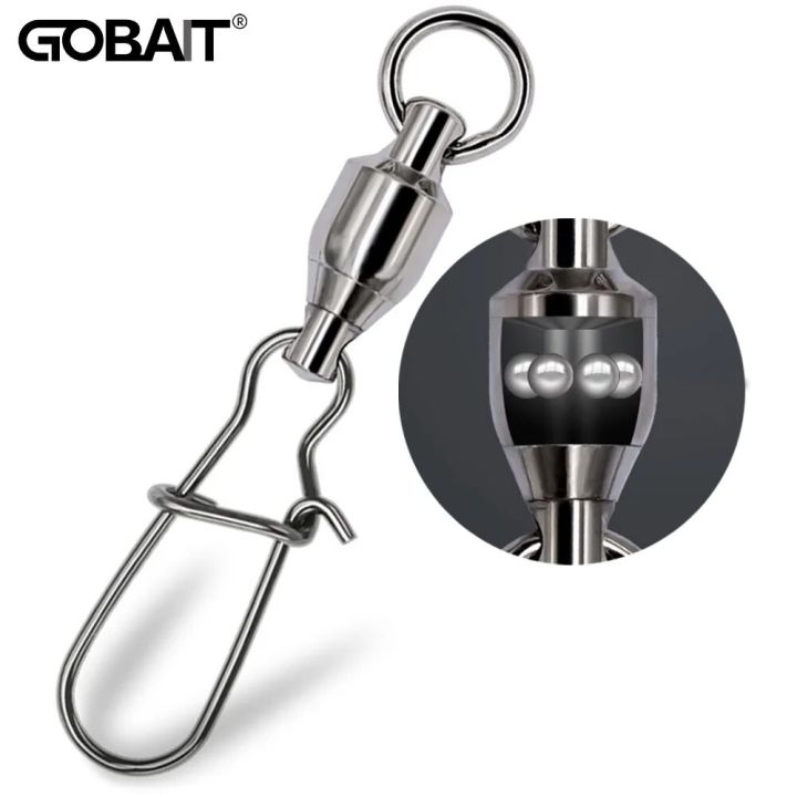 GOBAIT%2020PCS%20Swivel%20Snap%20Connector%20Pin%20Ball%20Bearing%20Rolling%20Ring%20Buckle%20Kit%20Pesca%20Lure%20Line%20Connect%20Cross%20Lock%20Fishing%20Tools%20-%20Image%202