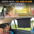 Retractable Car Side Window Sunshade Adjustable Telescopic Curtain UV Blocking Heat Insulation Privacy Protection Universal.