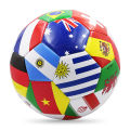Flag Printed Soccer Ball Official Size 5 Soccer Match Ball Outdoor Match Game Football Pvc 2.7Thickened Team Training Footy Ball.