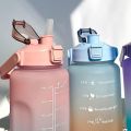 2 Liter Water Bottle With Straw | 2000ML Water Bottle | Two Liter Portable Travel Fitness Bottle | Water Bottle For Girls Boys Gym And Office Use. 