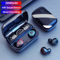 M19 / M10 Digital Wireless Earbuds Full Set with Box - Airdotspro TWS Bluetooth 5.0 Stereo Headphones Earphones Headsets Airdots Earpods Airpods with Mic i12 i7s Inpods Pro 185945582 TecZone LK. 