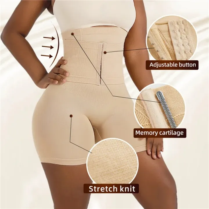 New%20Women%20Firm%20Tummy%20Control%20with%20Hook%20High%20Waist%20Trainer%20Body%20Shaper%20Butt%20Lifter%20Shapewear%20Panties%20Female%20Slimming%20Fajas%20Shorts%20-%20Image%203