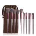 13 PCS Makeup Brushes Set Eye Shadow Foundation Women Cosmetic Brush Eyeshadow Blush Beauty Soft Make Up Tools. 