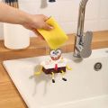 SpongeBob SquarePants Dish Washing Brush Sponge Kitchen Supplies Drain Rack Cleaning Dishes Brushes Reusable Scrub Scouring Pad. 