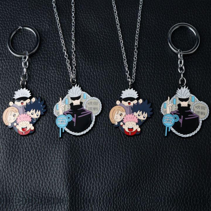 Hot%20Anime%20Jujutsu%20Kaisen%20Keychain%20Necklace%20Gojo%20Satoru%20Fushiguro%20Megumi%20Figure%20Enamel%20Pendant%20Keyring%20Cosplay%20Props%20Jewelry%20%20-%20Image%202