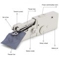 Portable Handheld Sewing Machine Mini Stitch Sew Needlework Cordless Clothes Fabrics Electric Sewing Machine. 