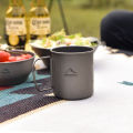 Widesea Camping Mug Titanium Cup Tourist Tableware Picnic Utensils Outdoor Kitchen Equipment Travel Cooking set Cookware Hiking.