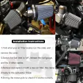 Pod Air Filter Intake Cleaner  50mm 51mm 54mm 55mm 60mm Oval Round Tapered Cone Clamp-On For Car Motorcycle PQY-AIT320/322/324. 