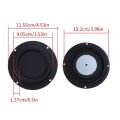 XIKCU Universal Woofer Radiator Bass Passive Speaker 2/3/4inch Low Frequency Loudspeaker Diaphragm Vibration Plate DIY. 